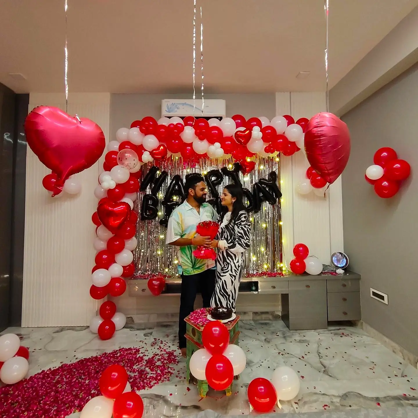 Ceiling Ribbon Canopy Surprise